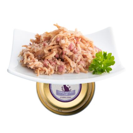 Nuevo Tarrina Pavo y Becerro (gatos esterilizados) 85gr