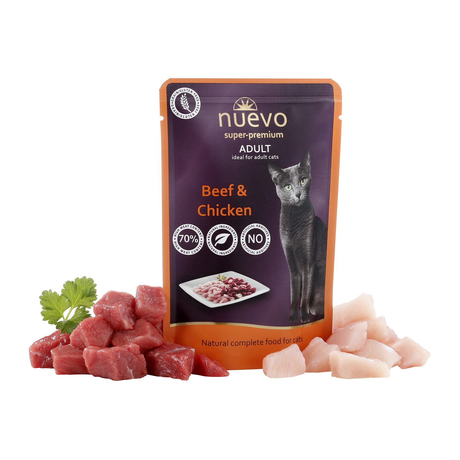 Nuevo Ternera y Pollo, 100gr