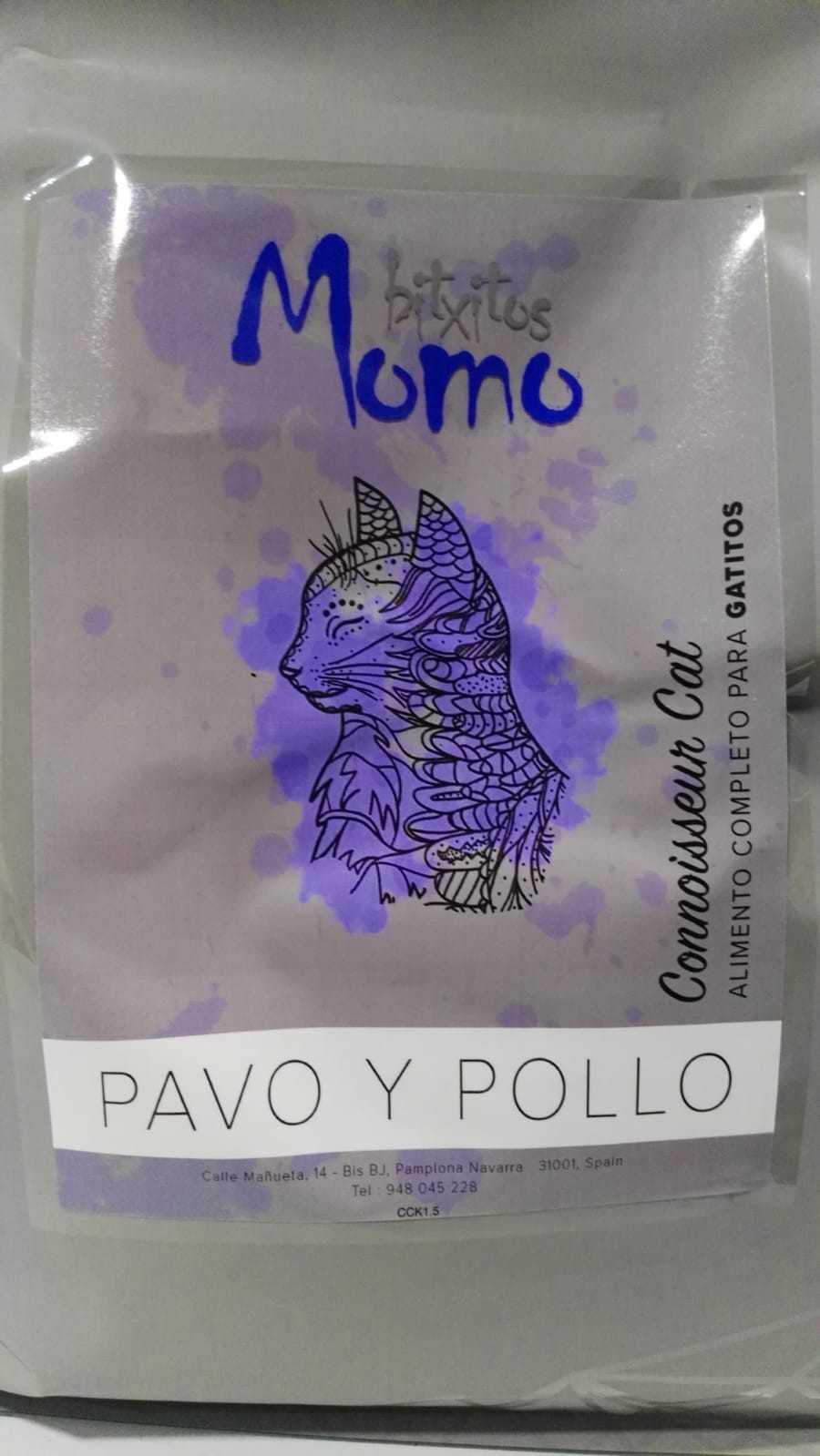 Pollo Pavo Gato adulto, 1,5kg